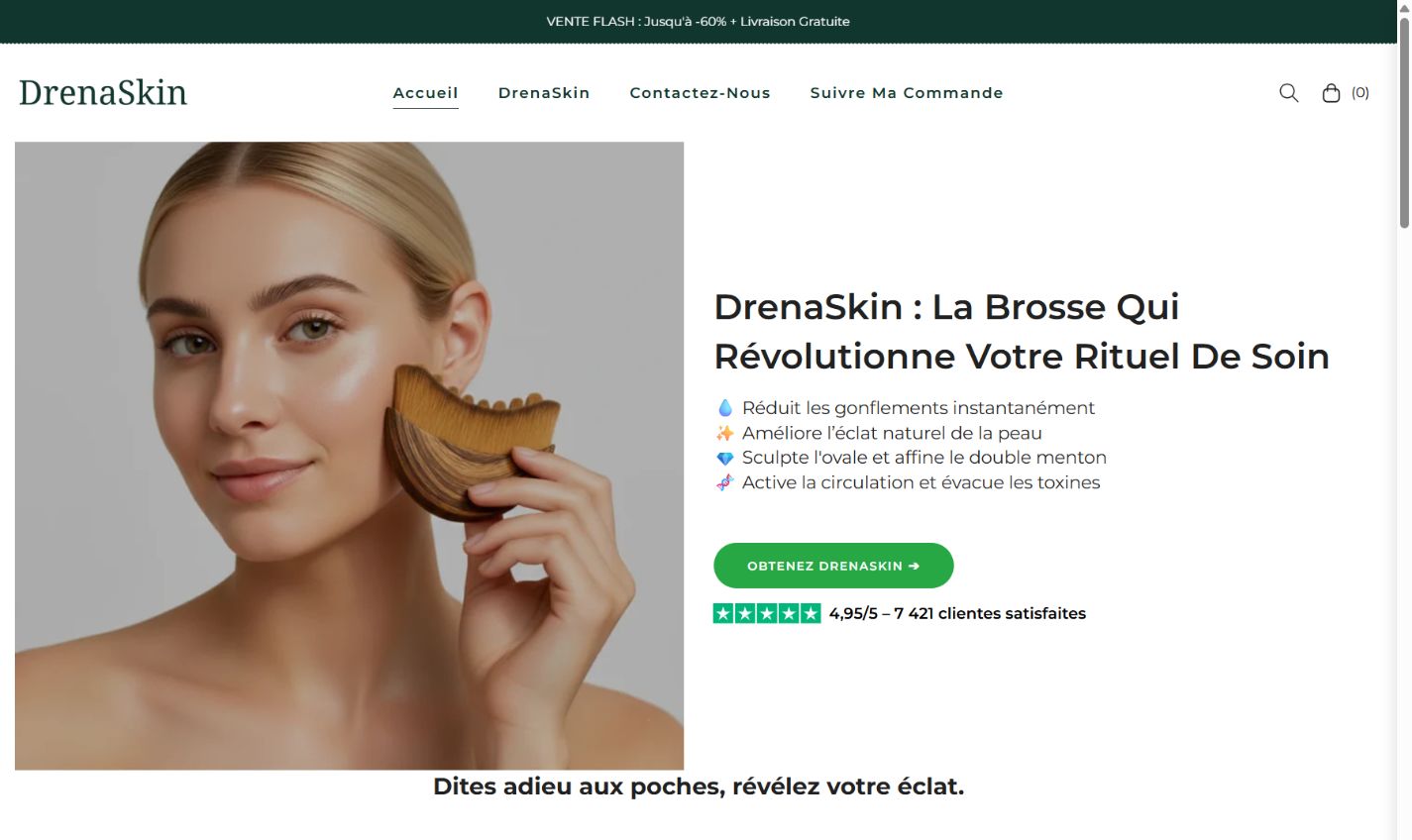 Vue ordinateur — Drenaskin