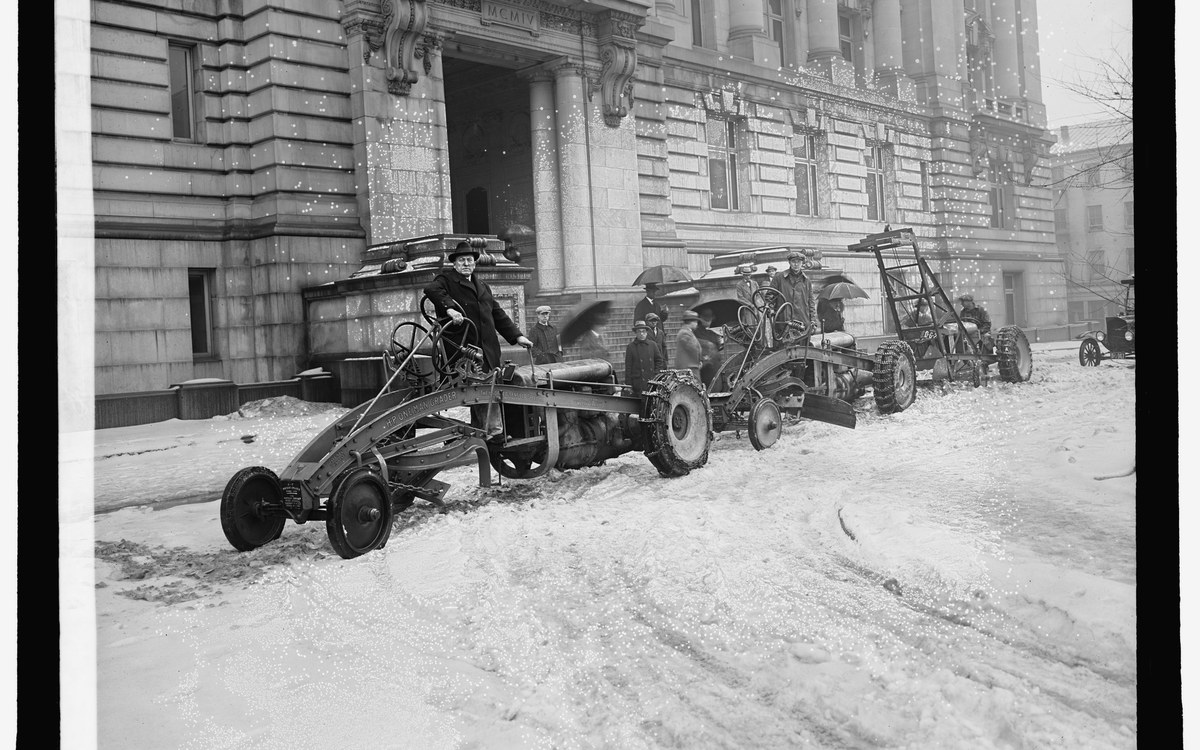 Déneigement en action