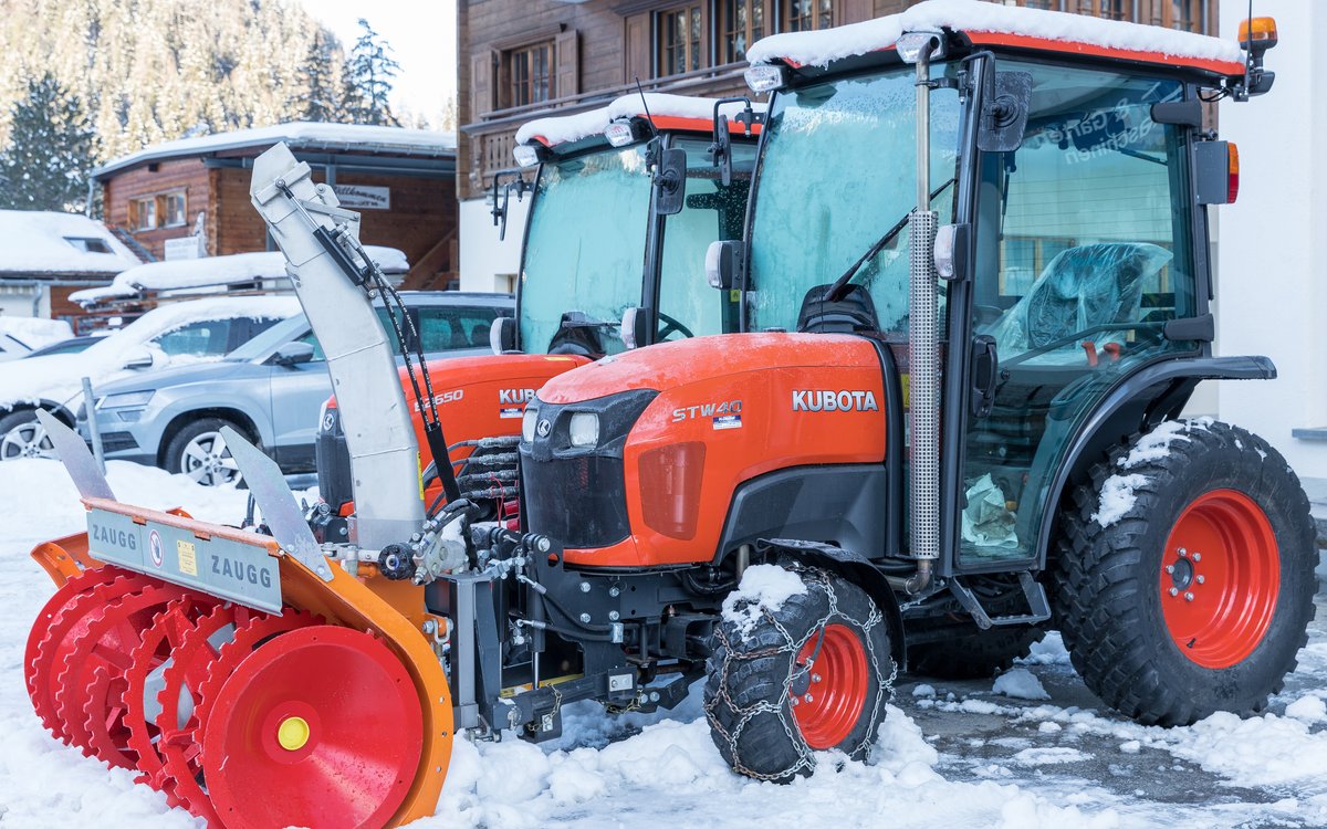 Opération de déneigement par Déneigement DP