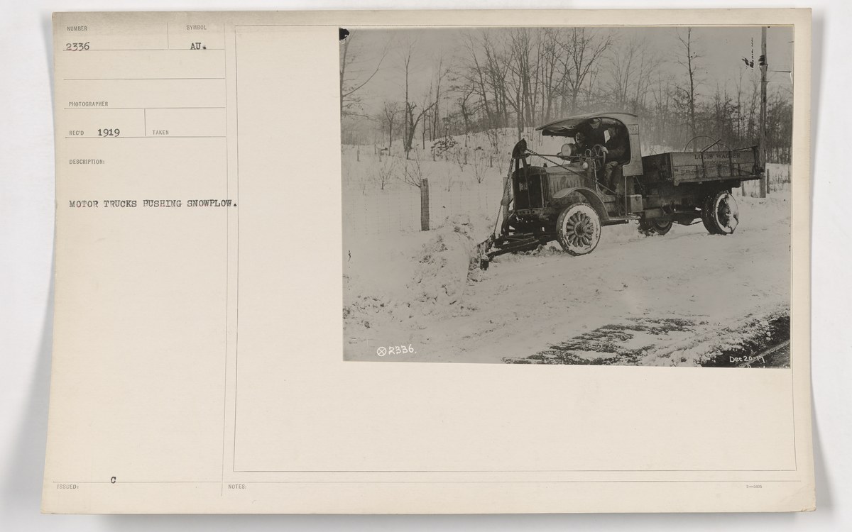 Déneigement en action