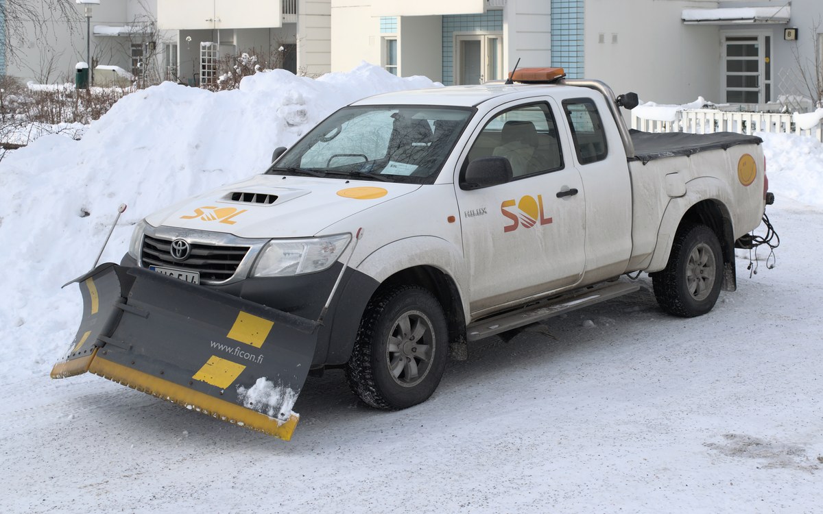 Déneigement en action