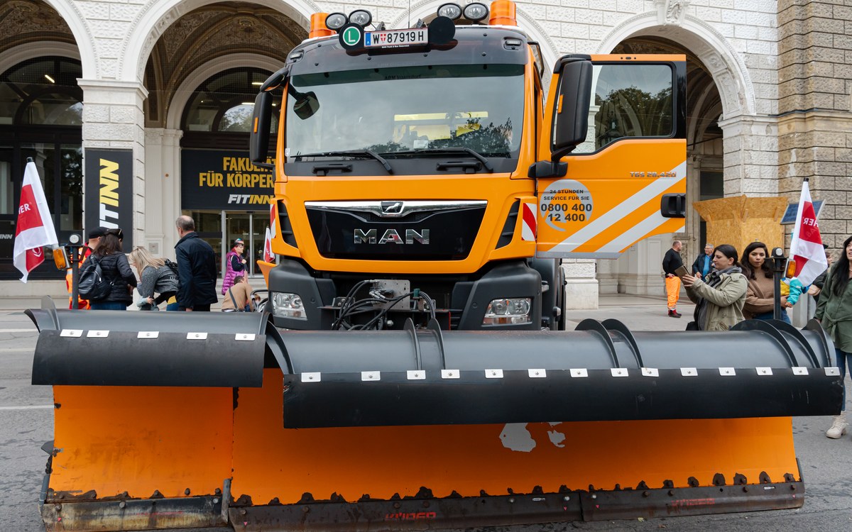 Déneigement en action
